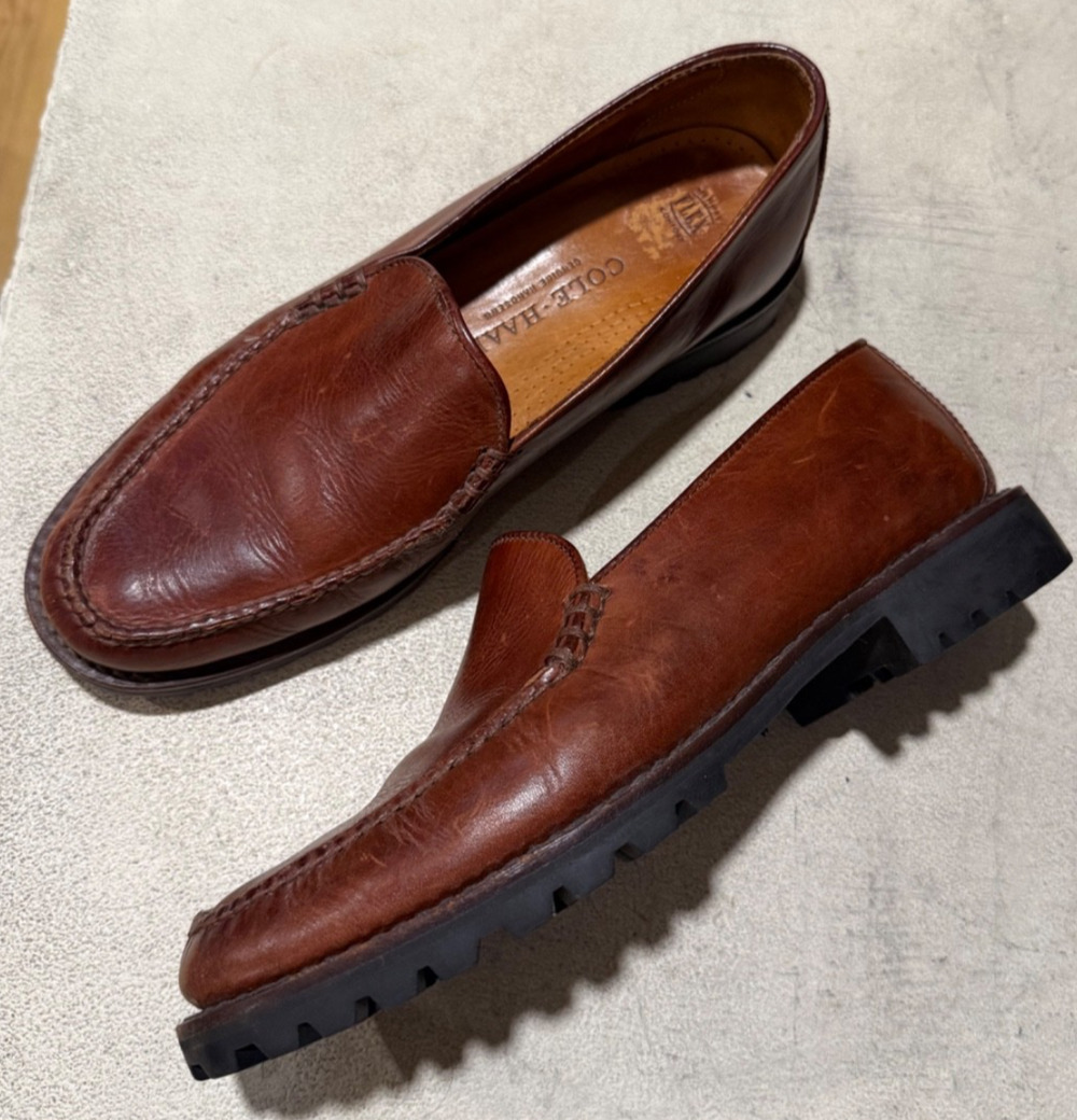 Cole Haan Comfort Flex Hand-sewn Loafers Shoes Women's Sz 9B Leather